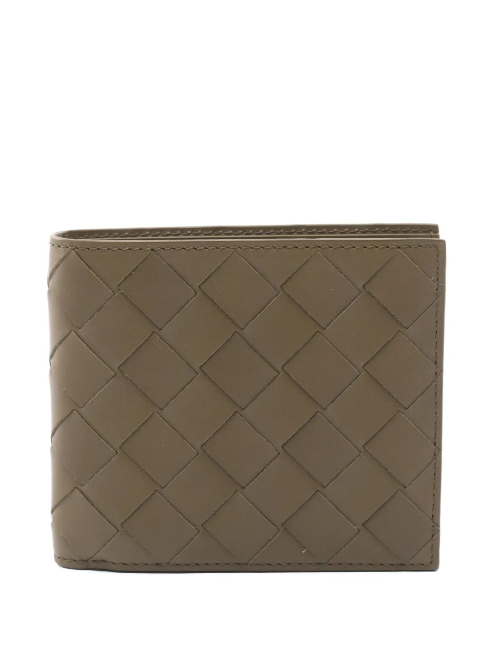 Pre-owned Bottega Veneta 2020s Intrecciato Leather Wallet