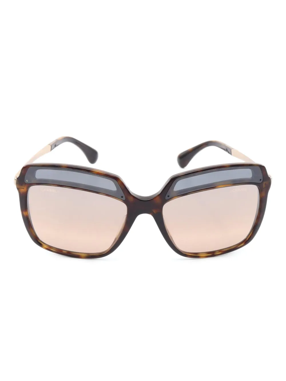 CHANEL Pre-Owned gafas de sol Coco Mark 1986-1988 | marrón | Image 1