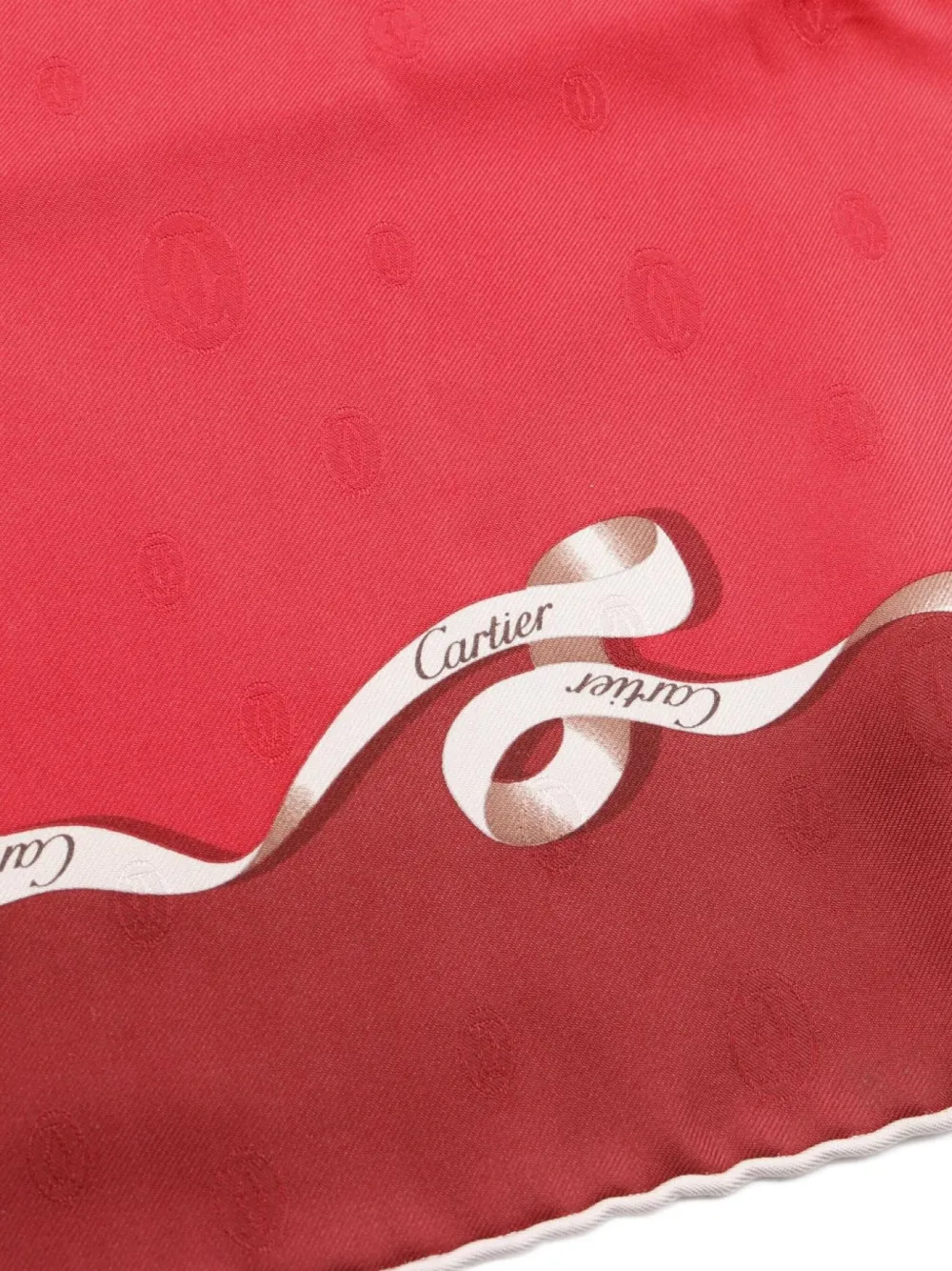 Cartier 2020s 2C ribbon silk scarf | Image 2