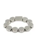 Gucci Pre-Owned 2010s 18K white gold disc ring - Silver
