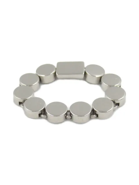 Gucci Pre-Owned 2010s 18K white gold disc ring