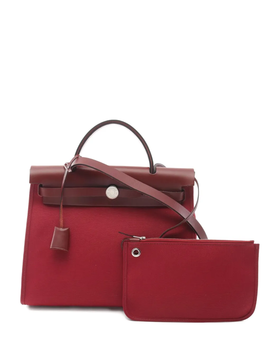 Hermès Pre-Owned 2018 zip leather handbag | Red | Image 1