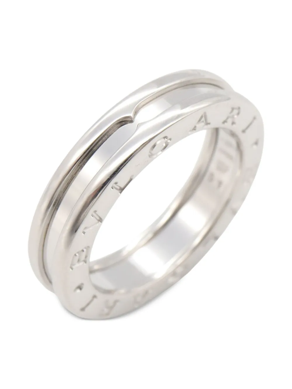 Pre-owned Bvlgari 10's 18kt White Gold B-zero1 Ring
