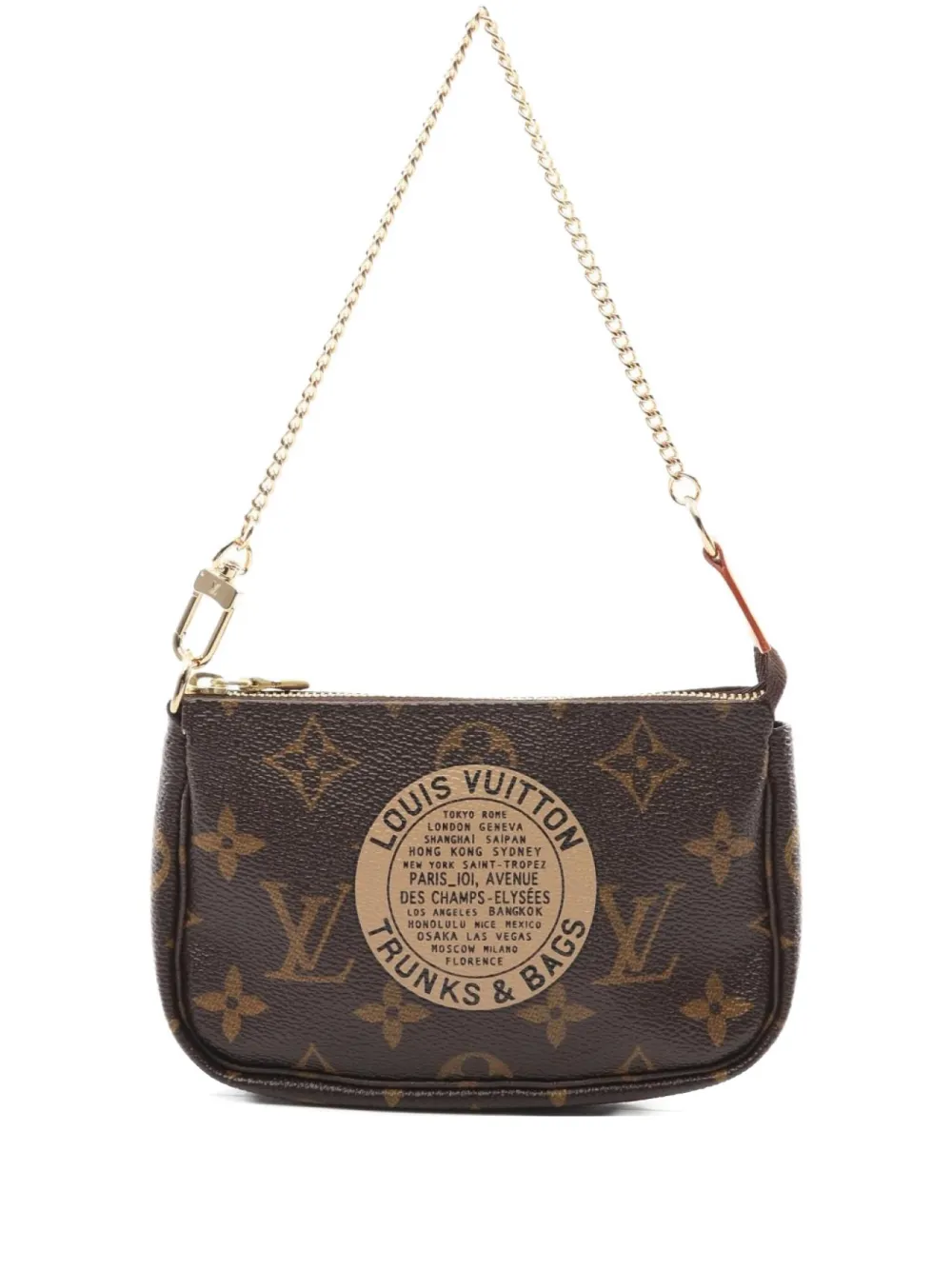 Louis Vuitton Pre-Owned 2007 mini Pochette Accessoires shoulder bag | Brown | Image 1