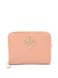 Fendi Pre-Owned 20s FF Diamonds zip-fastening wallet - Pink