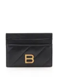 Balenciaga Pre-Owned 2020s Crush leather cardholder - Black