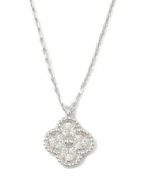 Van Cleef & Arpels قلادة 'سويت ألهامبرا' ذهب أبيض عيار 18 مرصعة بألماس من عقد 2010