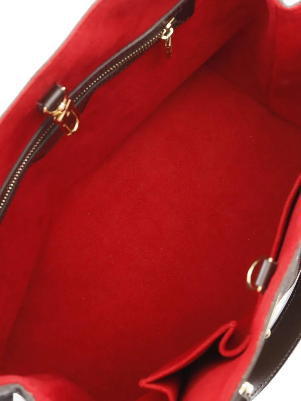 Pre-owned Louis Vuitton 2008 Hampstead Pm Tote Bag In Brown