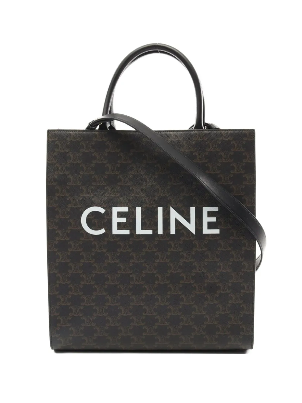 Céline Pre-Owned 2010s medium Vertical Hippopotamus tote bag | Brown | Image 1