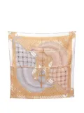 Hermès Pre-Owned 20s Twilly silk scarf - Neutrals