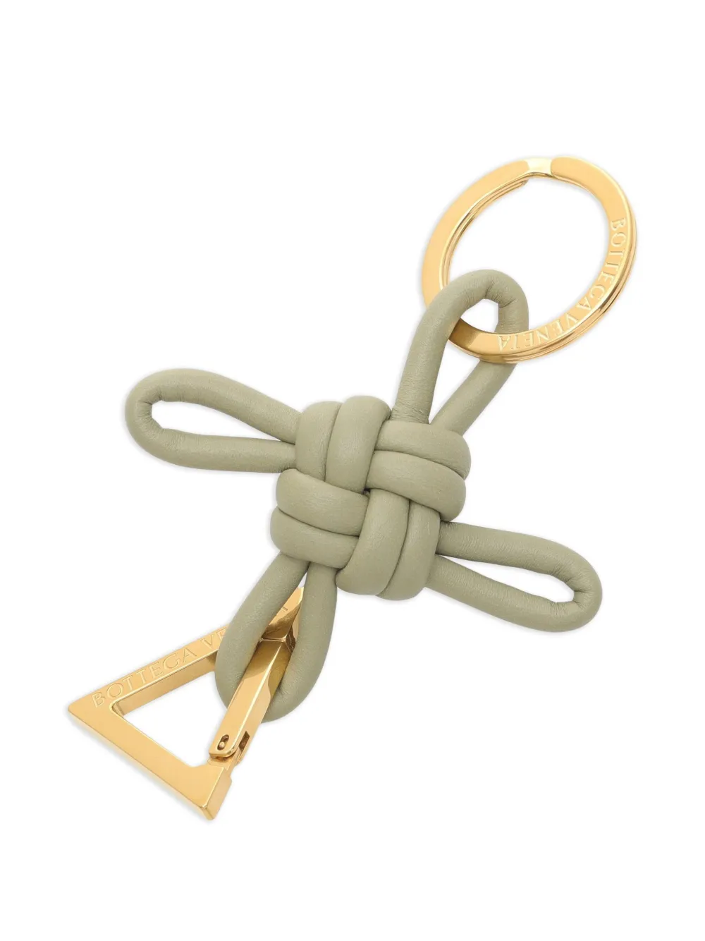 Bottega Veneta Pre-Owned 2020s triangle keyring | Green | Image 1