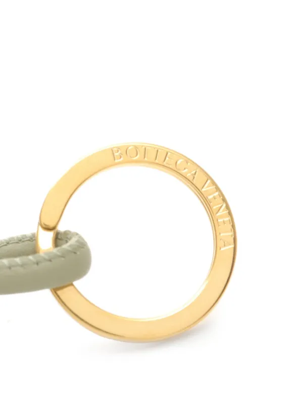 Bottega Veneta Pre-Owned 2020s Triangle Keyring | Green | FARFETCH TH