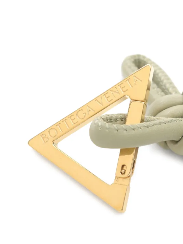 Bottega Veneta Pre-Owned 2020s Triangle Keyring | Green | FARFETCH TH