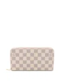 Louis Vuitton Pre-Owned 2010s Damier Azur zipper long wallet - Neutrals