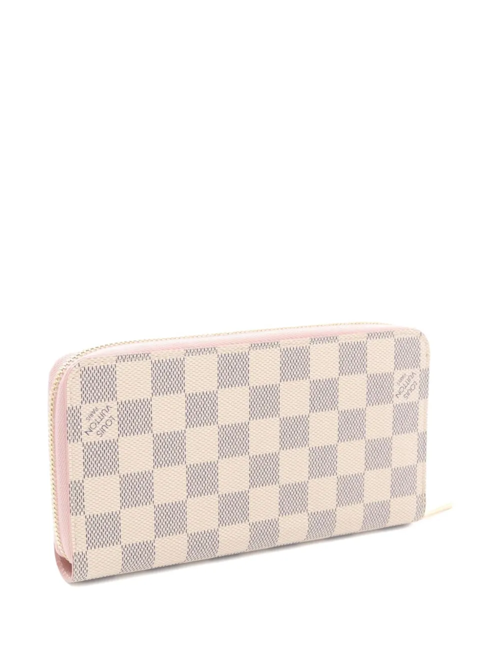 Louis Vuitton Pre-Owned 2010s Damier Azur zipper long wallet | Image 2