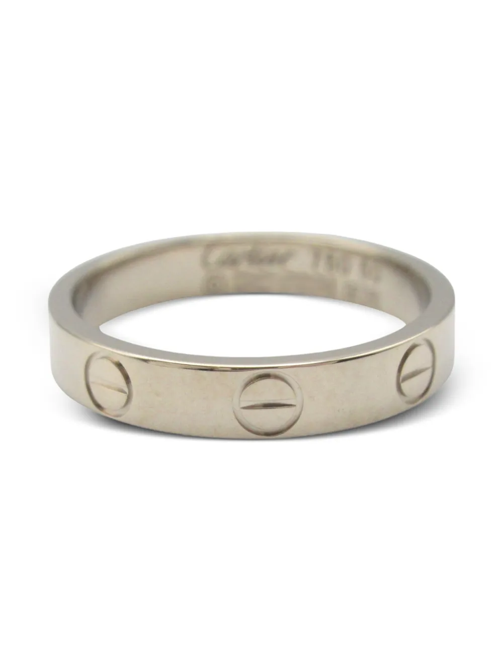 Cartier 2010s Love リング 18Kホワイトゴールド - シルバートーン Cartier 2010s Love リング 18Kホワイトゴールド - シルバートーン