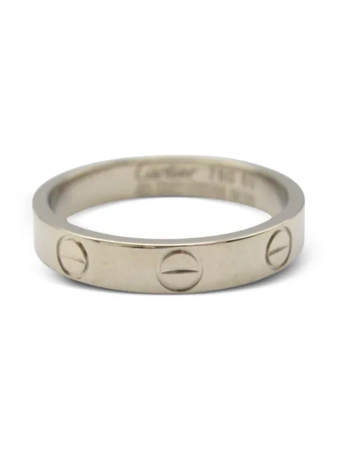 Cartier 2010s 18K white gold Love ring