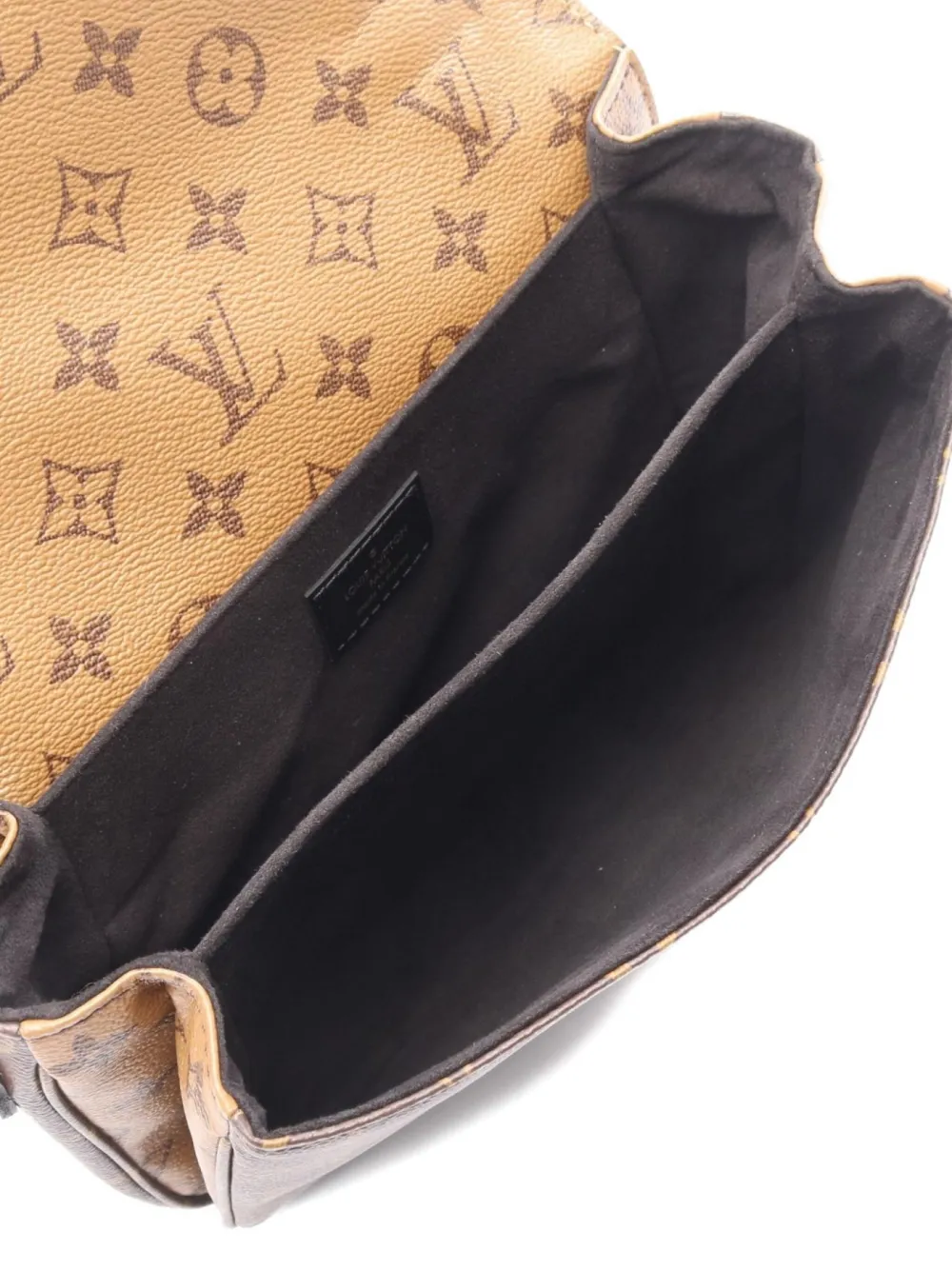 Pre-owned Louis Vuitton 2010s Pochette Metis Mm Handbag In Brown