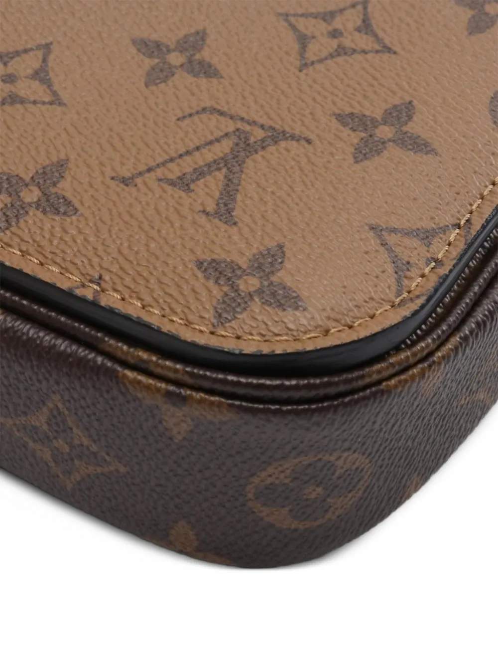 Pre-owned Louis Vuitton 2010s Pochette Metis Mm Handbag In Brown