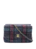 CHANEL Pre-Owned 2018-2019 W Flap shoulder bag - Blue