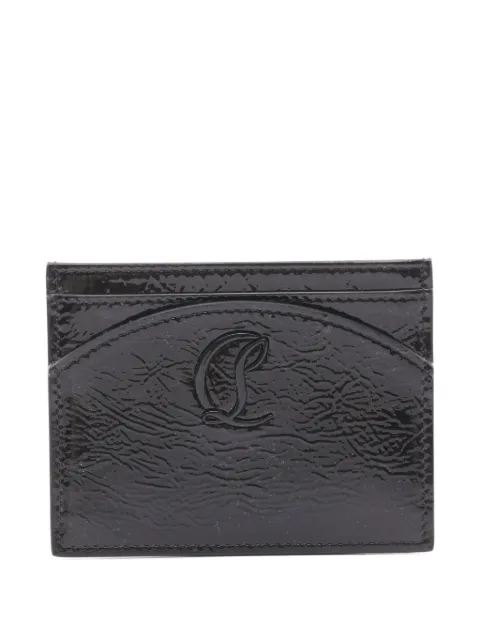 Christian Louboutin Pre-Owned 2020s Loubi54 leather cardholder