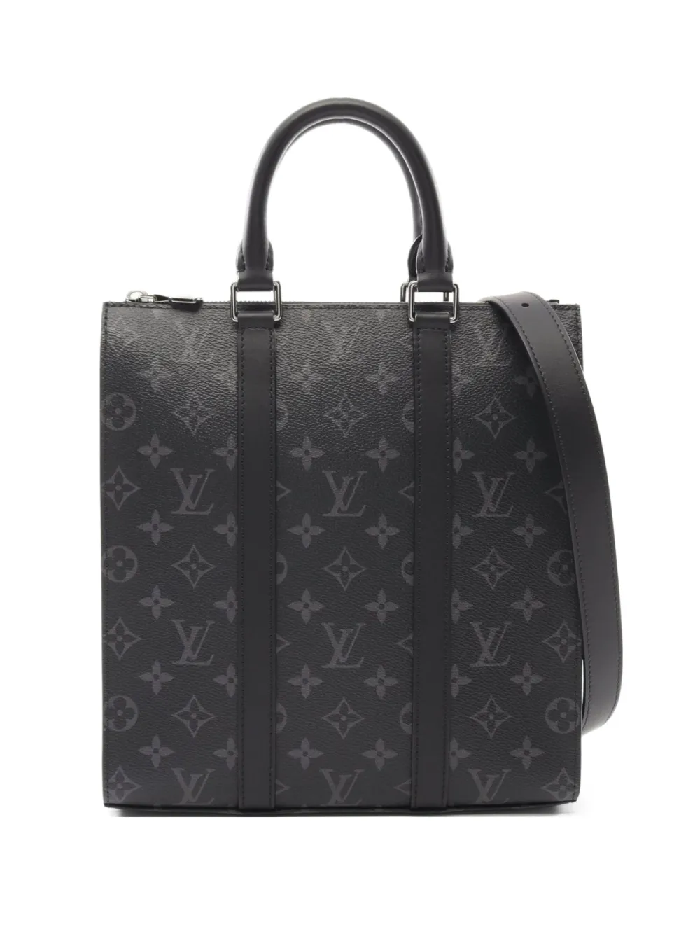 Louis Vuitton Pre-Owned 2021 Sac Plat monogram eclipse handbag | Black | Image 1