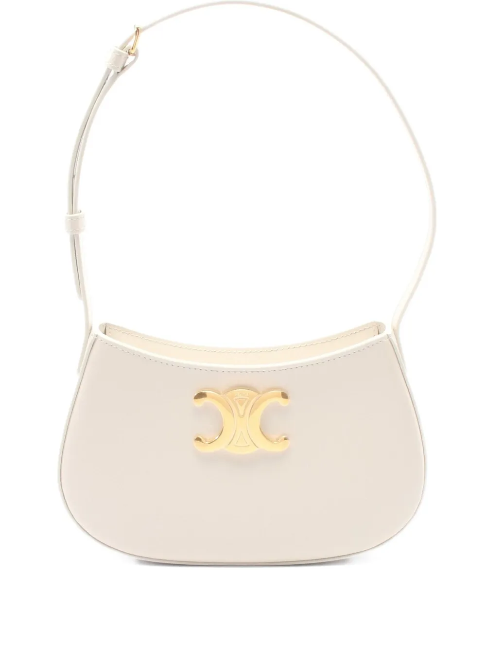 Céline Pre-Owned 2020s Daily Triomphe shoulder bag | White | Image 1
