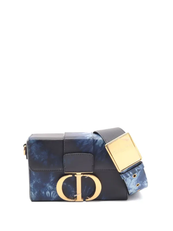 Christian Dior Pre-Owned 2010s Montaigne 30 Shoulder Bag Blue FARFETCH  IN