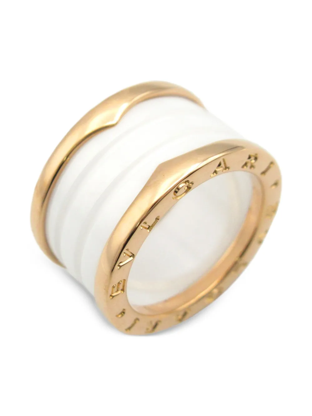 Bvlgari Pre-Owned 2010s 18K rose gold B.zero1 ring | Women | Image 2