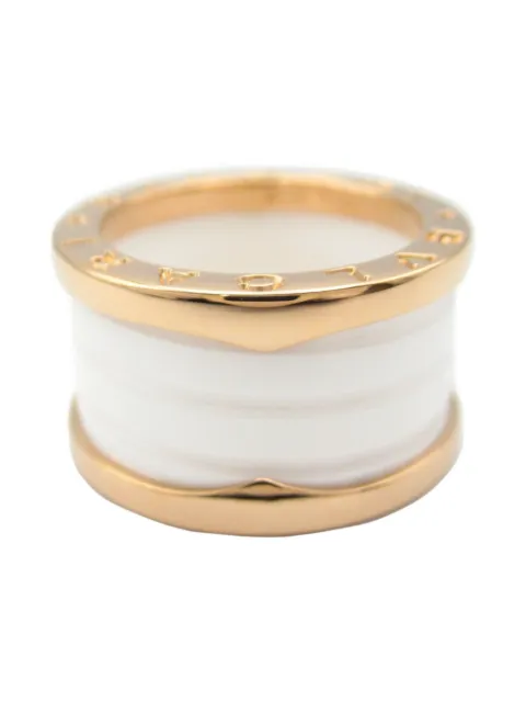 Bvlgari Pre-Owned 2010s 18kt rose gold B.zero1 ring