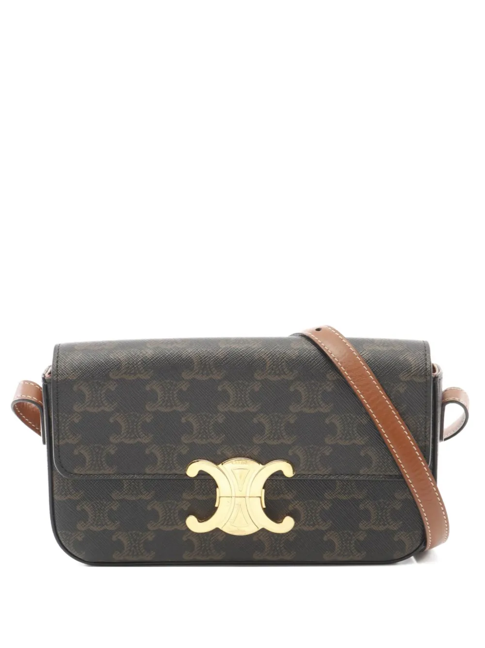 Céline Pre-Owned 2010s Claude Triomphe shoulder bag | Brown | Image 1