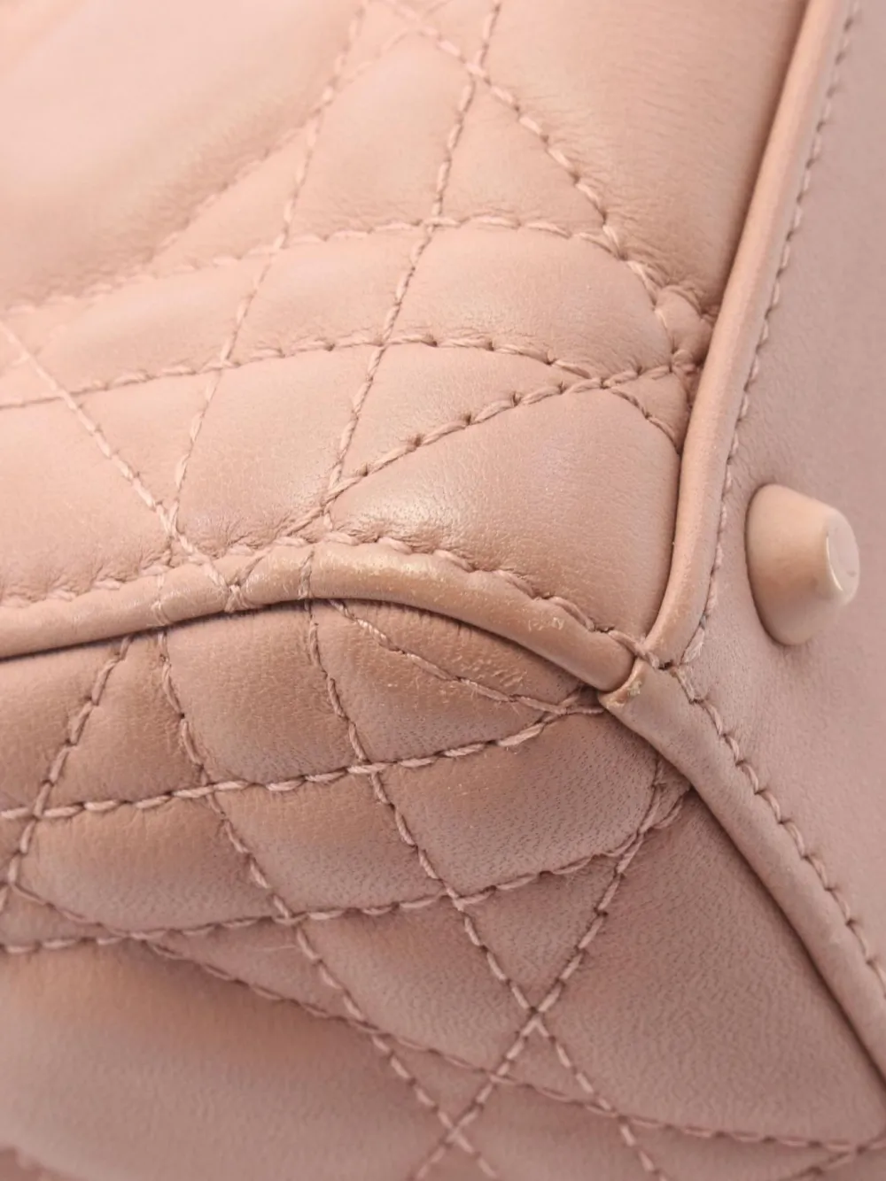 Pre-owned Dior 2010s Mini Lady Satchel In Pink