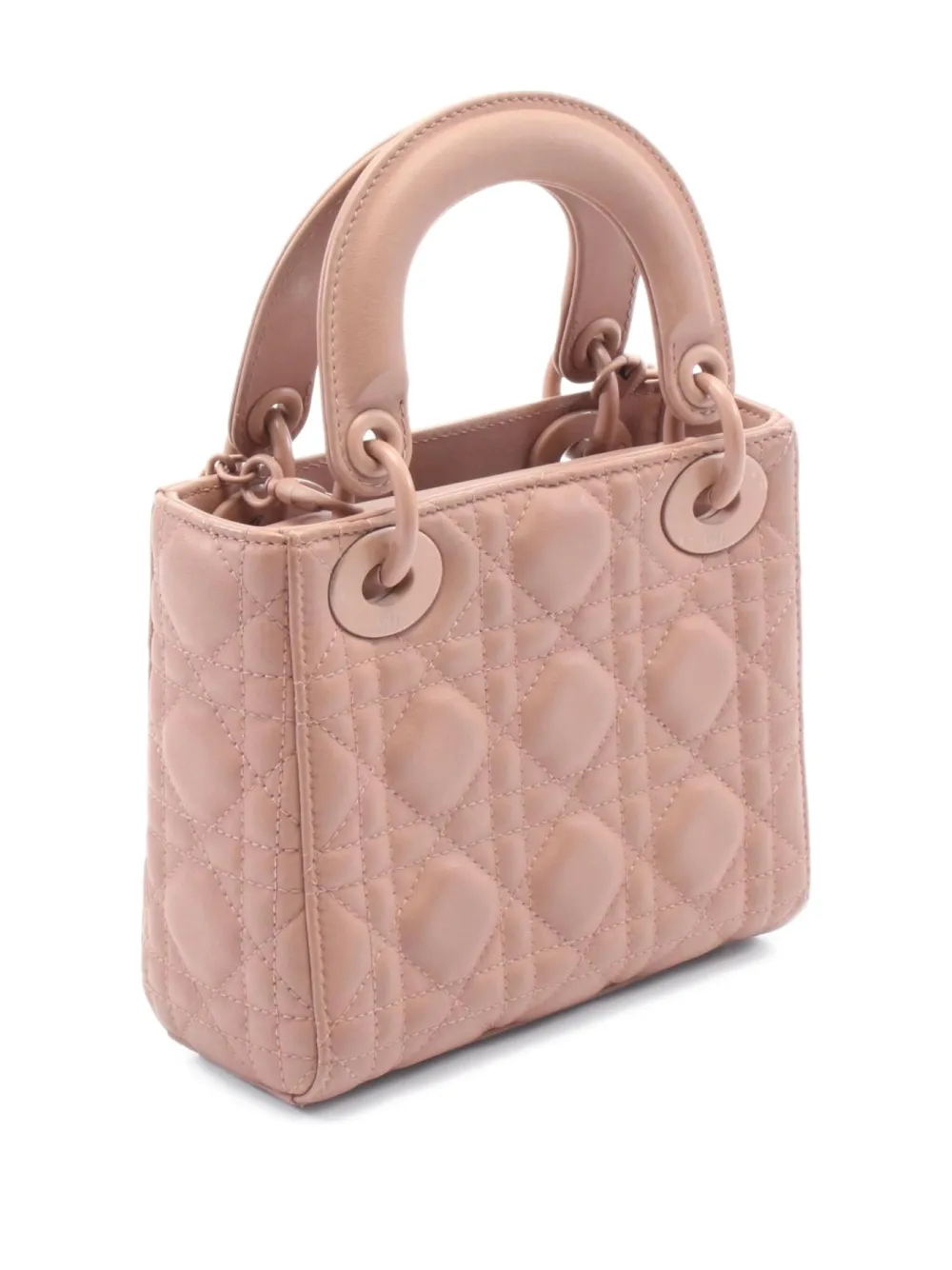 Pre-owned Dior 2010s Mini Lady Satchel In Pink