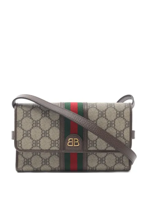Balenciaga Pre-Owned 2000s leather monogram wallet