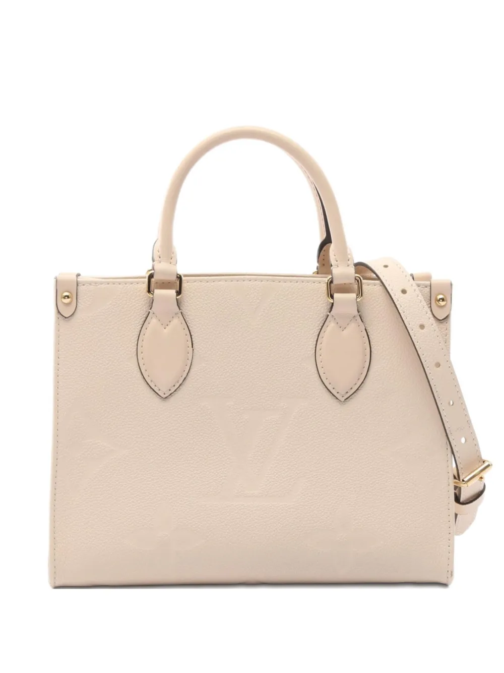 Louis Vuitton Pre-Owned 2021 オンザゴー 2way ハンドバッグ - ニュートラル Louis Vuitton Pre-Owned 2021 オンザゴー 2way ハンドバッグ - ニュートラル