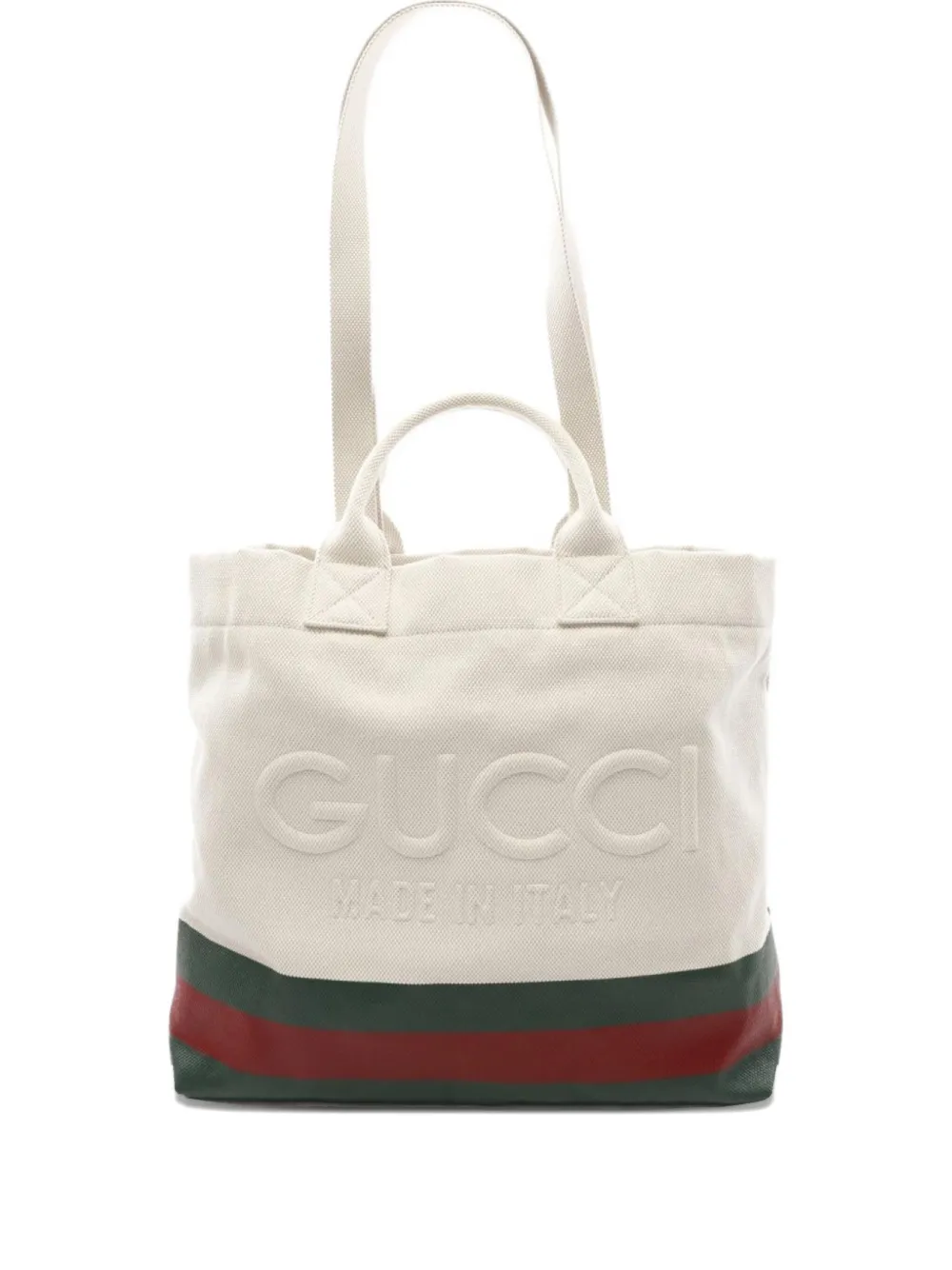 Gucci Pre-Owned 2010s logo-embossed tote bag | Neutrals | Image 1