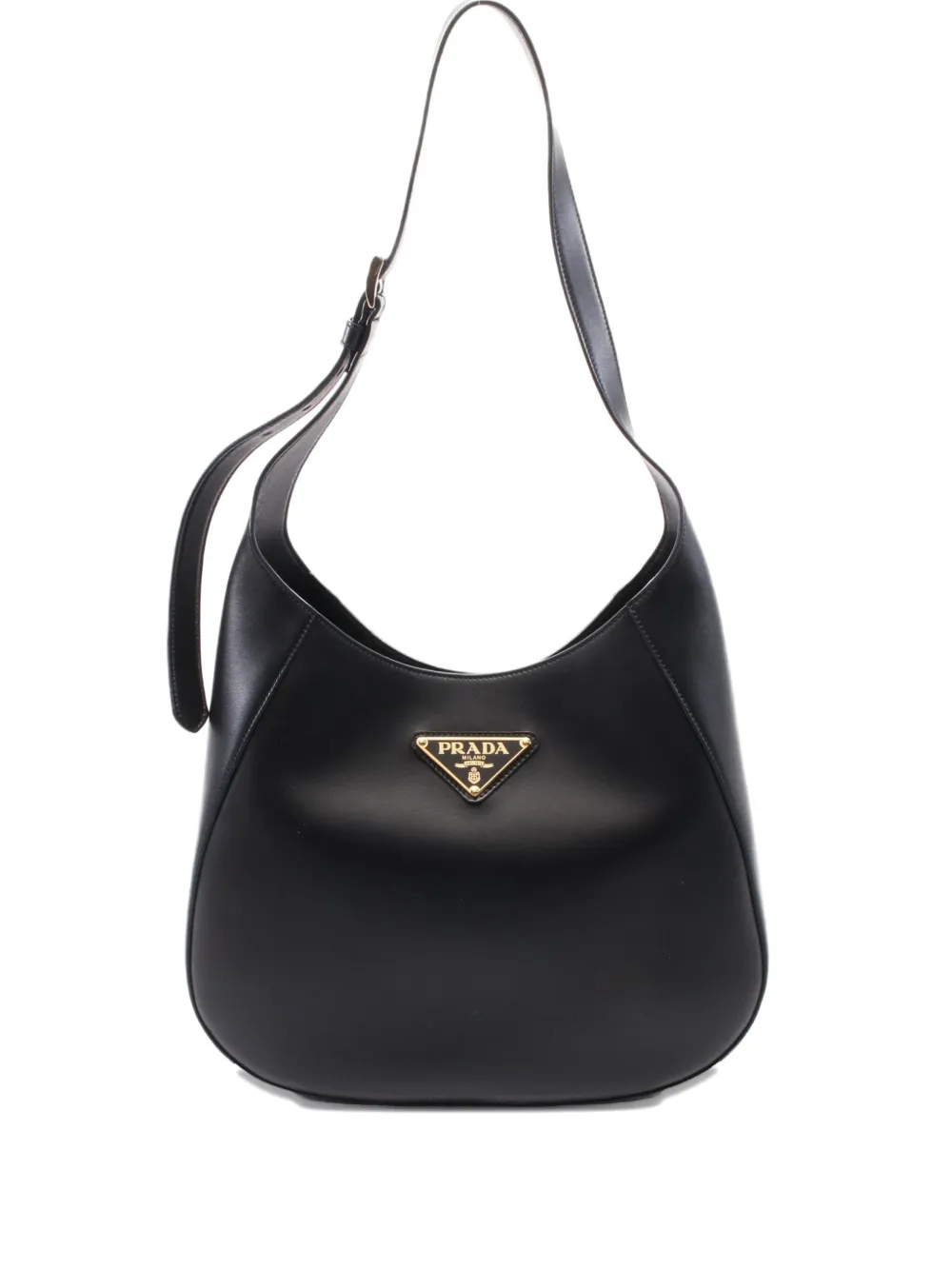 Prada Pre-Owned 2020 logo-triangle shoulder bag | Black | Image 1