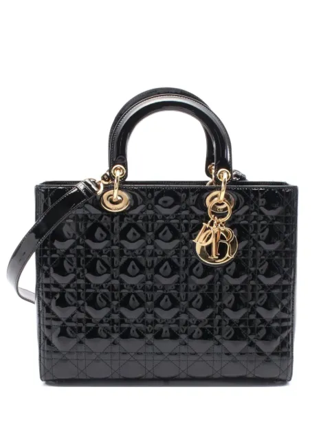 Christian Dior Pre-Owned 2010s Lady Dior leather handbag