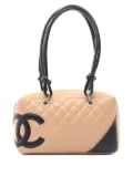 CHANEL Pre-Owned 2004~2005 Cambon Bowling shoulder bag - Neutrals
