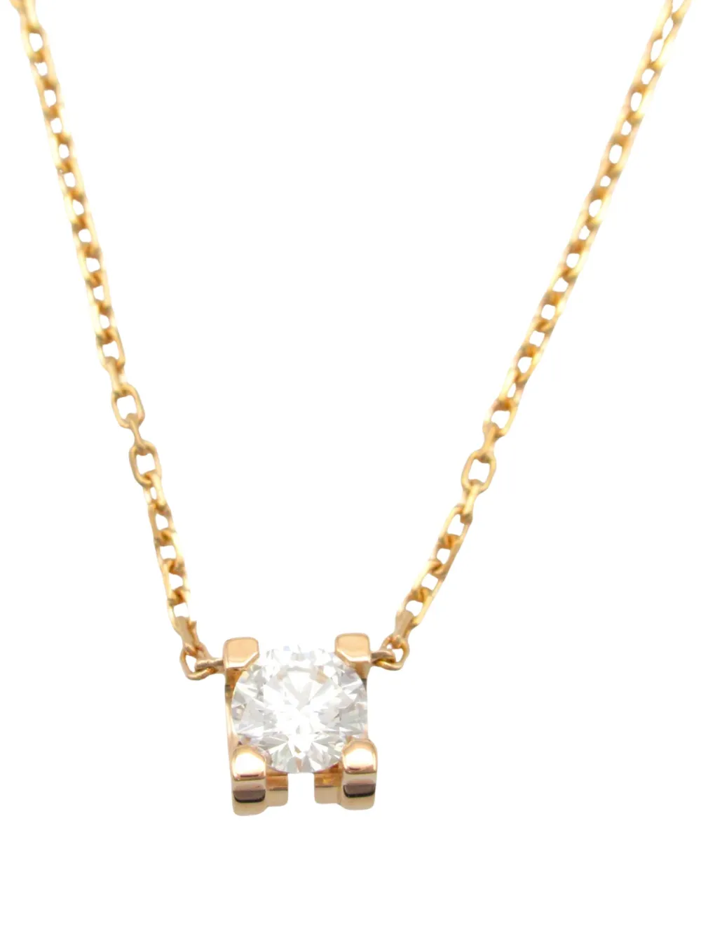 Cartier 2010s C ドゥ カルティエ ダイヤモンド ネックレス 18Kローズゴールド - ピンク Cartier 2010s C ドゥ カルティエ ダイヤモンド ネックレス 18Kローズゴールド - ピンク