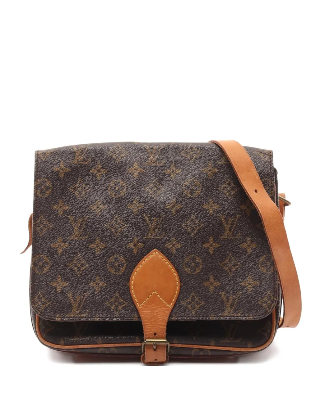 Louis Vuitton Pre-Owned 1991 カルトシエ GM ショルダーバッグ - ブラウン Louis Vuitton Pre-Owned 1991 カルトシエ GM ショルダーバッグ - ブラウン