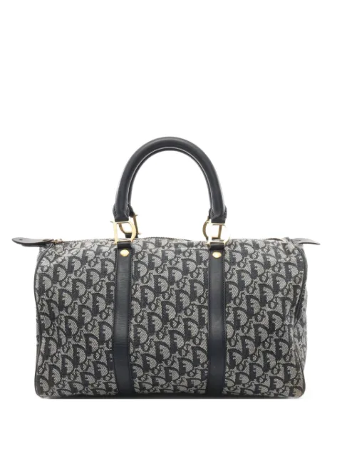 Christian Dior Pre-Owned شنطة جلد بمقبض ونقش مونوغرام من عقد الألفينيات