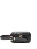 Miu Miu Pre-Owned 2020s Matelasse leather bag - Black
