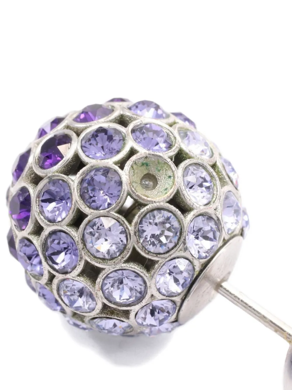 Christian Dior Pre-Owned 2000s rhinestone-embellished earrings | Image 2