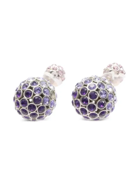 Christian Dior Pre-Owned 2000s rhinestone-embellished earrings