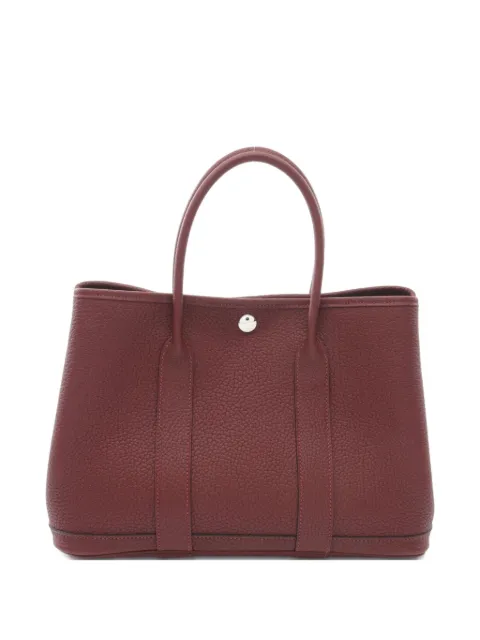 Hermès Pre-Owned 2024 Garden Party leather tote bag