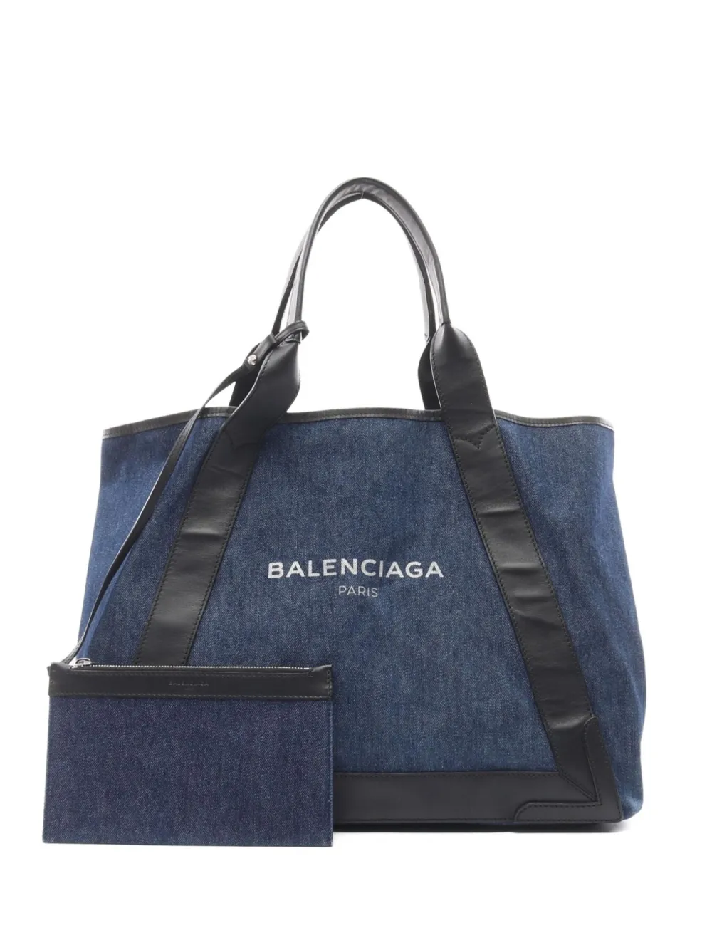 Pre-owned Balenciaga 2000s Denim Tote Bag