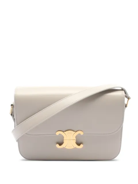 Celine Pre-Owned 2020s Triomphe Leather shoulder bag