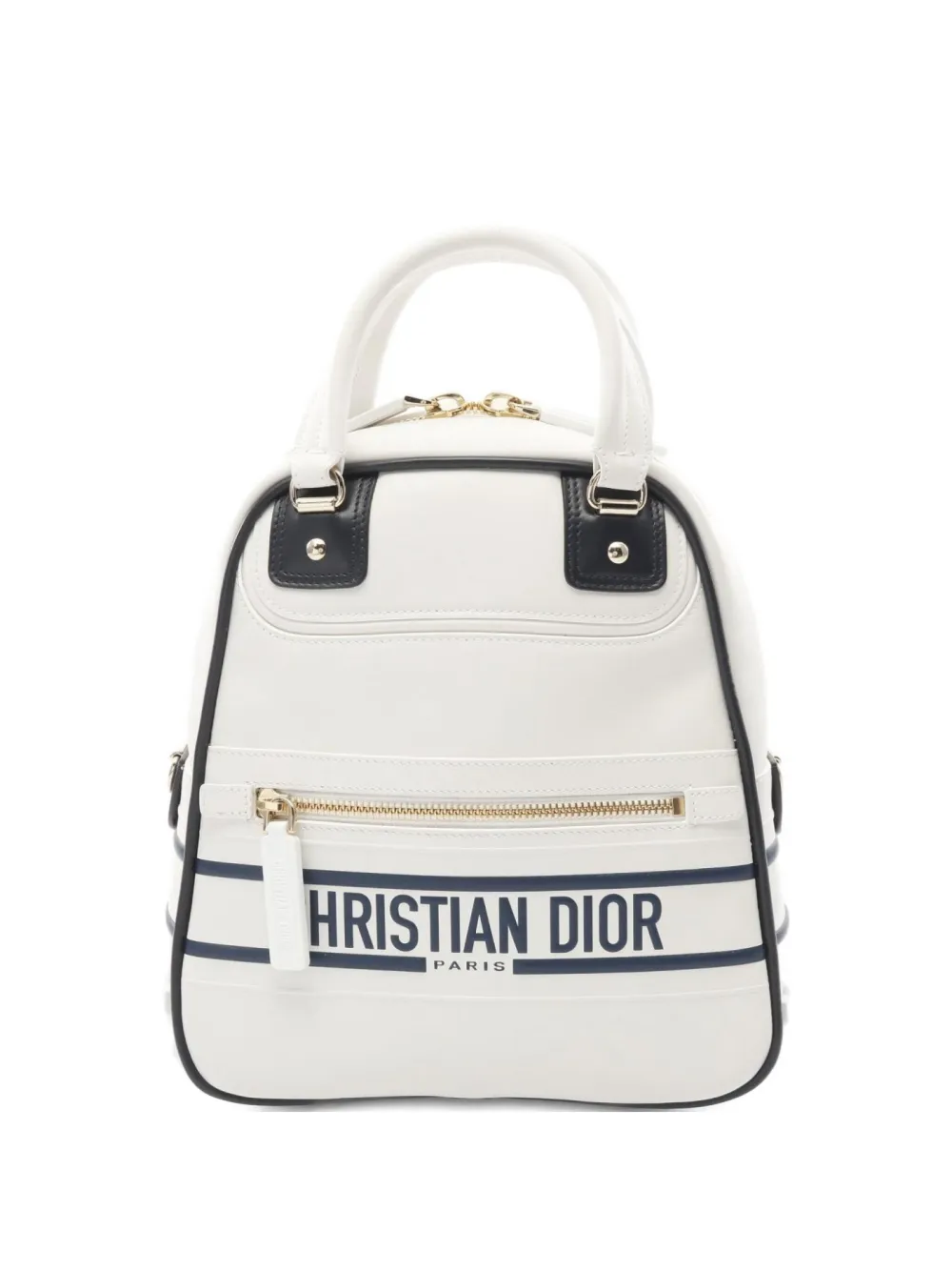 Christian Dior Pre-Owned 2010s Vibe ボウラーバッグ - ホワイト Christian Dior Pre-Owned 2010s Vibe ボウラーバッグ - ホワイト