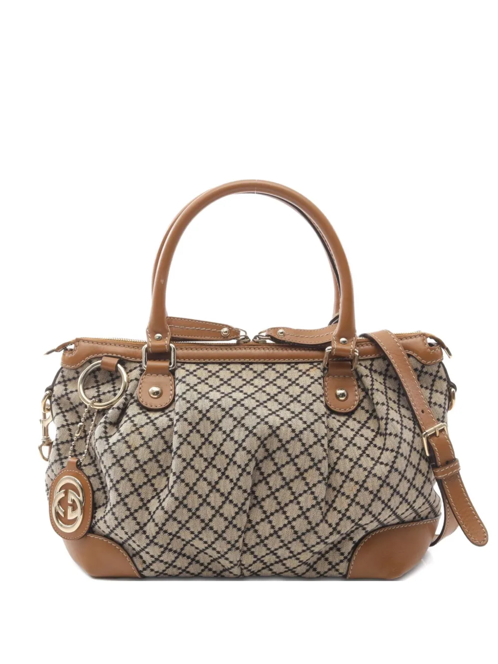 Gucci Pre-Owned 2000s Sukey Diamante handbag | Brown | Image 1